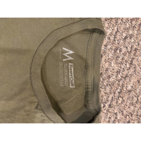 Tunercult Legends In Speed We Trust M Tuner T Shirt Racing OD Green - Picture 4 of 4